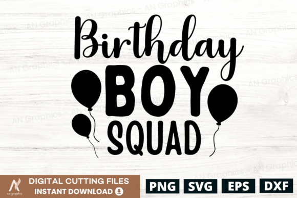 Birthday Boy Squad SVG: Graphics & T-Shirt Designs Review