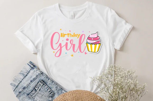 Birthday Girl Unicorn SVG Graphics