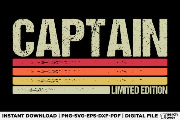Captain Birthday Job Title T-Shirt Graphics & Designs
