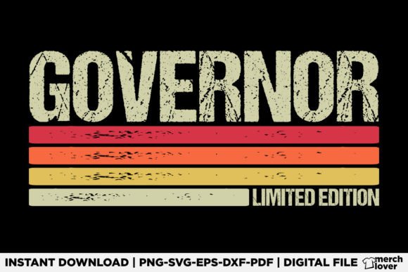 Governor Birthday Job Title T-Shirt Graphics