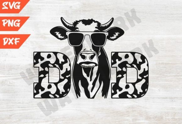 Little Cowboy Birthday Svg, Cow Dad Svg Graphics