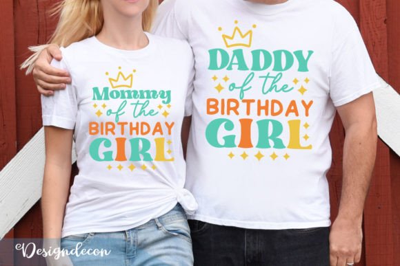 Mommy and Daddy of the Birthday Girl Set