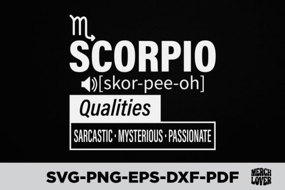 Scorpio Zodiac Birthday T-Shirt Graphics and T-Shirt Designs